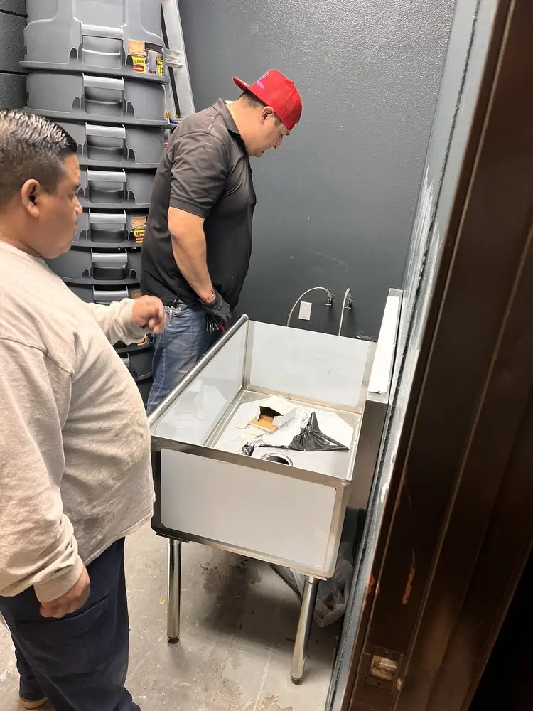 Commercial plumbing and sink installation in Independence